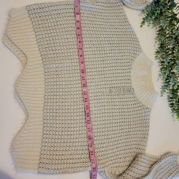 NEW FRNCH Shimmer Knit Pullover Sweater - Picture 8 of 13